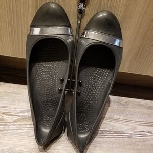 CROCS. Professional black flats (8)